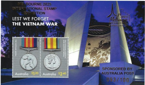 Melbourne 2-25 Miniature Sheet Vietnam War